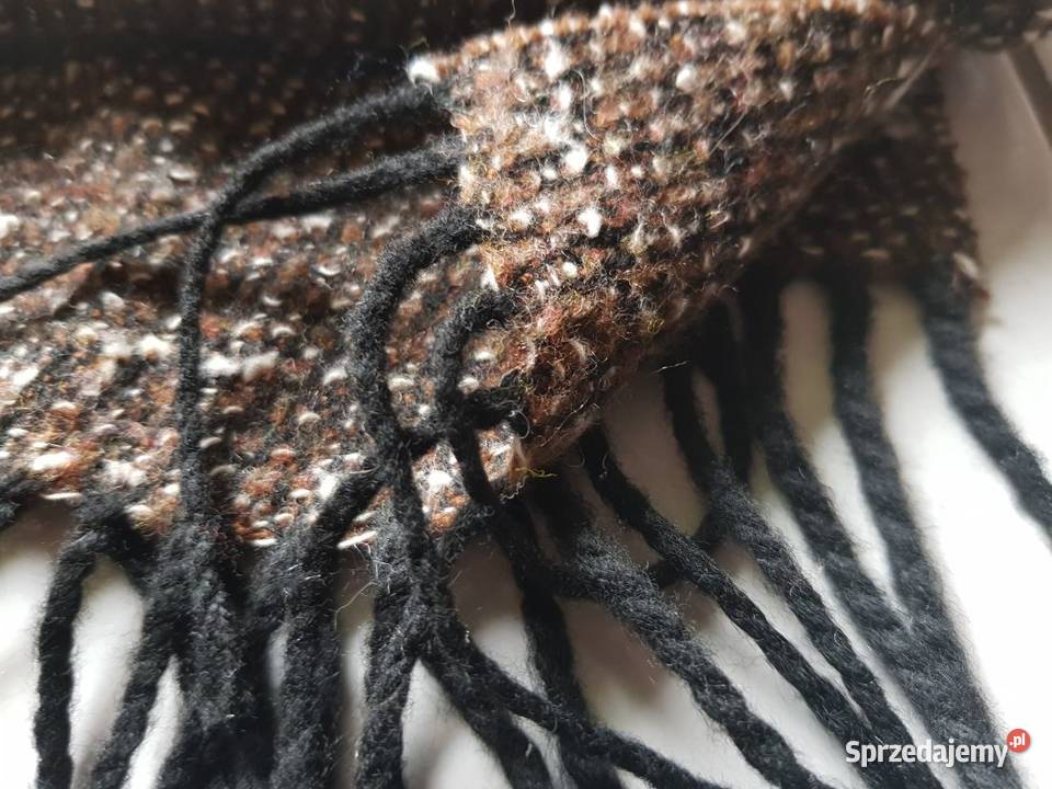 damski męski szal szalik wełniany zimowy merino Uniseks Kielce