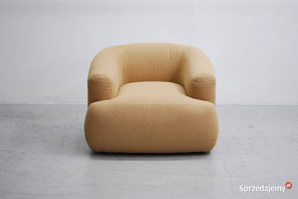 SBO Fotel Sofia jasno brązowy tkanina 72cm Poznań