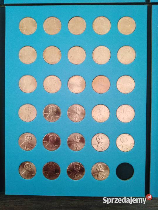 Lot monet 1 cent usa Lincoln Żary sprzedam