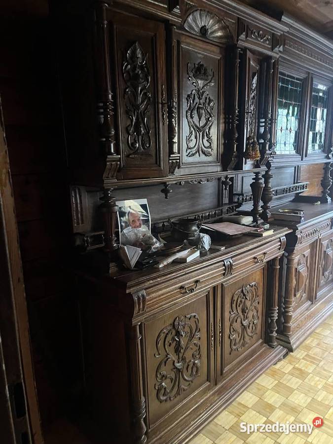 Meble dębowe komplet co na zdjęciach Kraków sprzedam