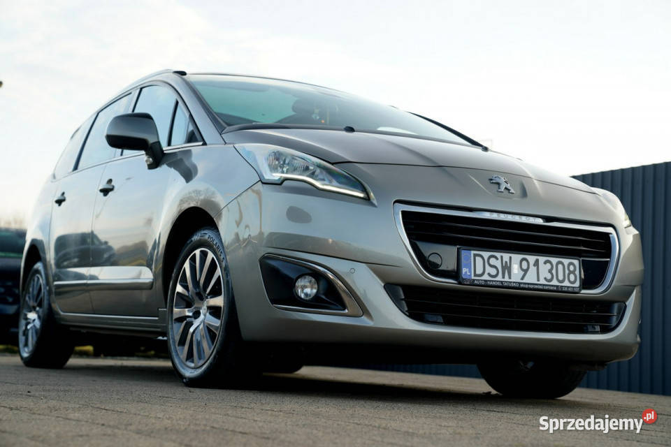 Peugeot 5008 ALLURE automat6 nawi PANORAMA lakier metallic opolskie Otmuchów