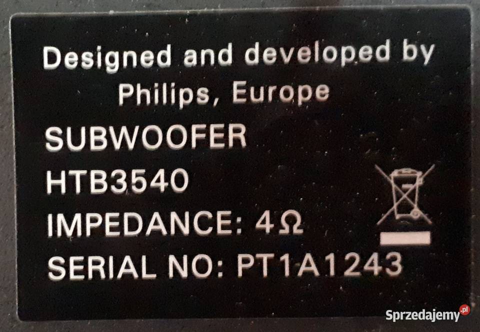głośniki do kina domowego HTB3540 Philips mazowieckie Czachówek