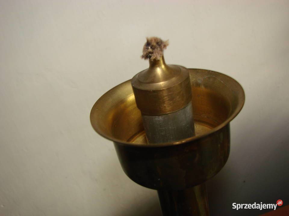 CAWA mosiężna lampa naftowa Pruszcz Gdański sprzedam