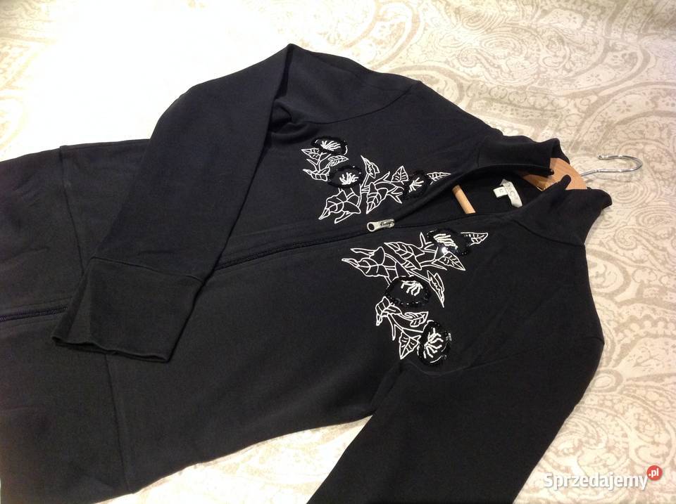Bluza Czarna Rozpinana Damska GC XS cekiny Pozostałe