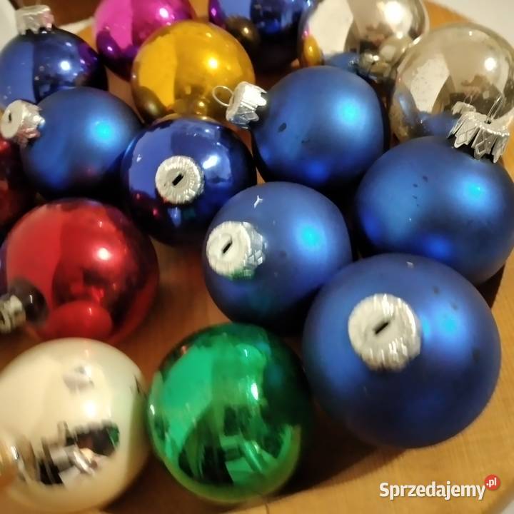 bombki choinkowe PRL Bukowno