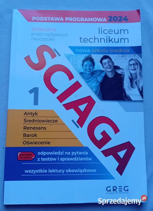 Ściąga 1 liceum i technikum Kompendium język Koźminek