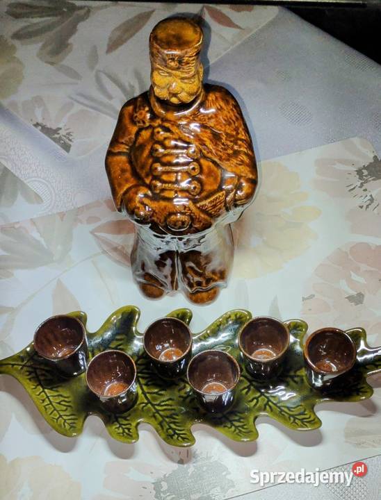 Zestaw do likieru lata 70te Chorzów