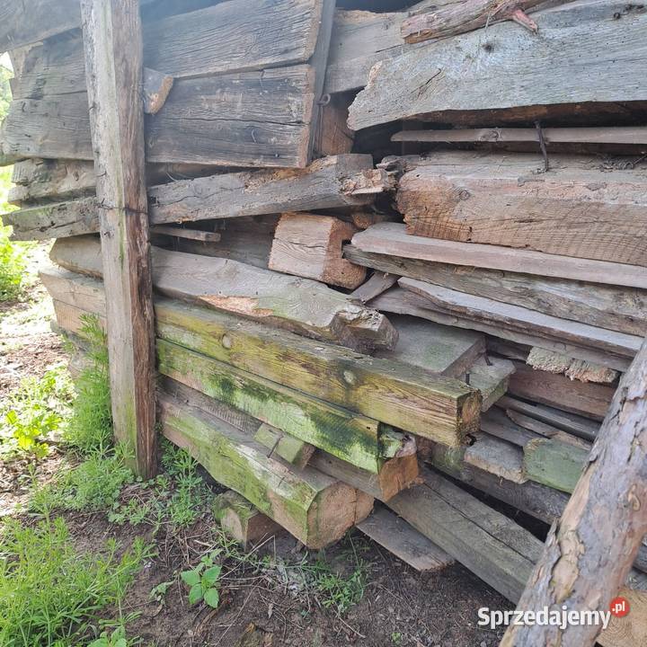Drewno starej stodole Rzgów Drugi sprzedam