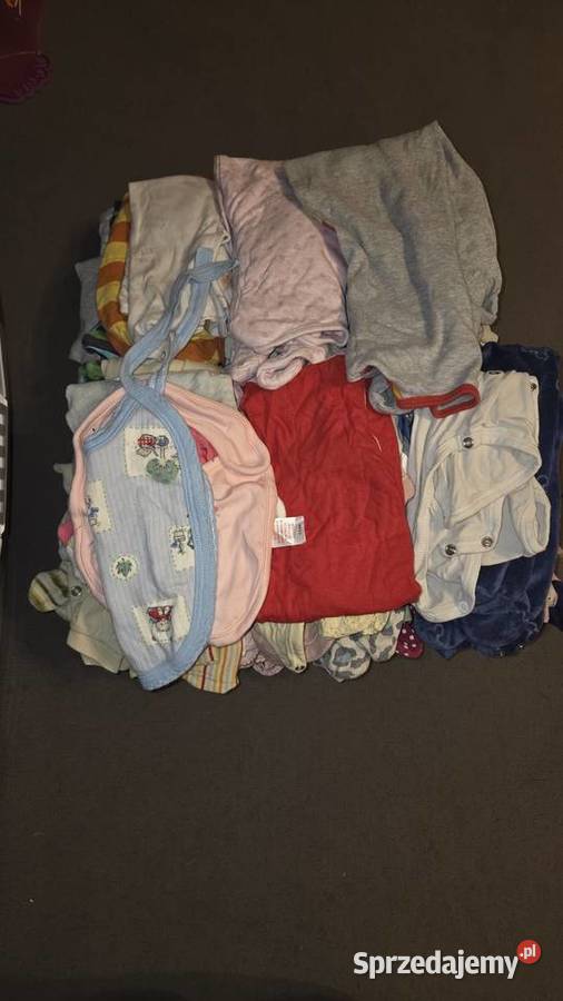 Duża paczka ubranek niemowlęcych kujawsko-pomorskie Wąbrzeźno sprzedam