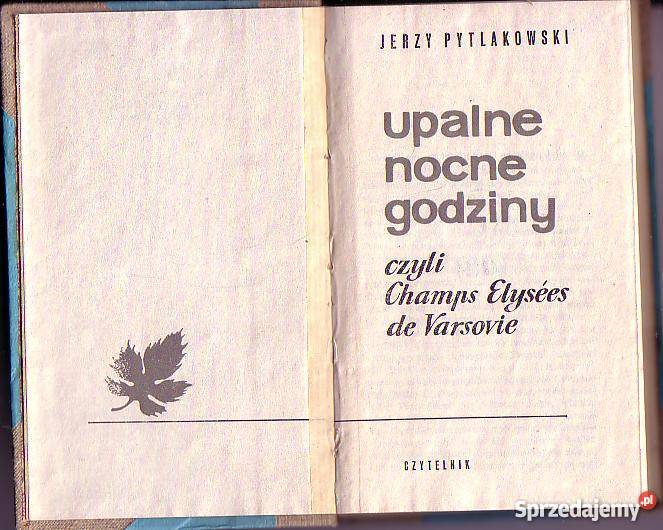 6304 UPALNE NOCNE GODZINY CZYLI CHAMPS ELYSEES Czyrna