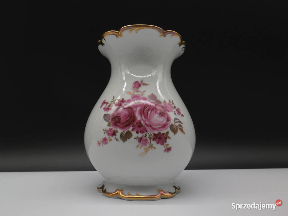 Porcelanowy wazon firmy Wallendorf Antyki, Sztuka, Kolekcje Raszków