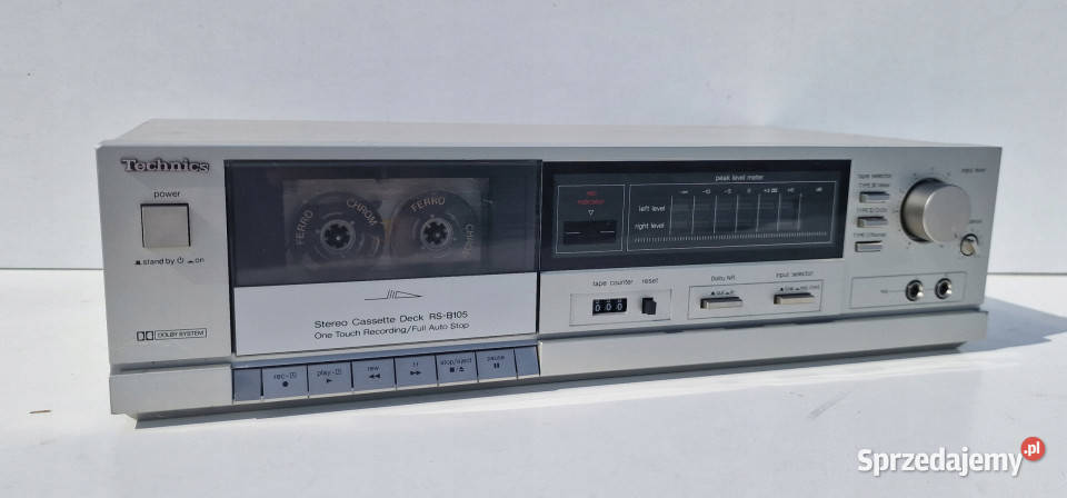 Magnetofon Technics RSB105 Casette deck Magnetofony wielkopolskie Międzychód