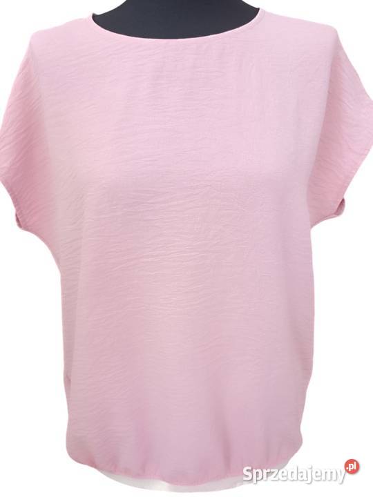 Top bluzka gumka Arigo brudny róż 44 biust 108 łódzkie Wieluń