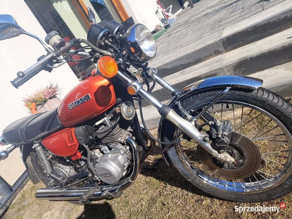 Suzuki GT 125 szwajcar na katB Janów Lubelski