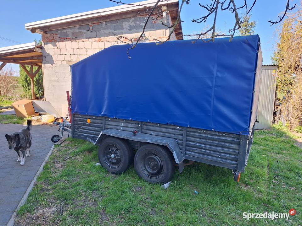 Przyczepa towarowa dmc1400 burtowe Drewnica