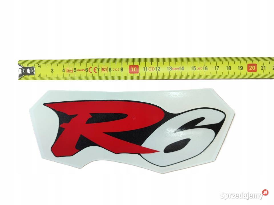 NAKLEJKA R6 NA ZADUPEK YAMAHA YZFR6 2000 sprzedam