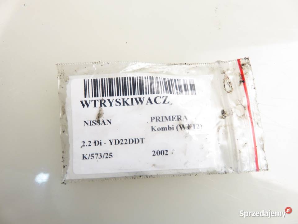 WTRYSKIWACZ NISSAN PRIMERA P12 22 Di 16600AU600 osobowe małopolskie