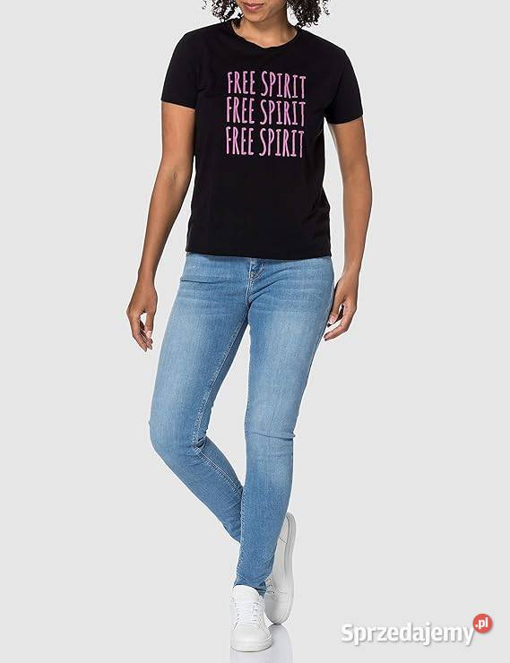 XL Tshirt LTB damska koszulka bawełniana z czarny śląskie Szczerbice