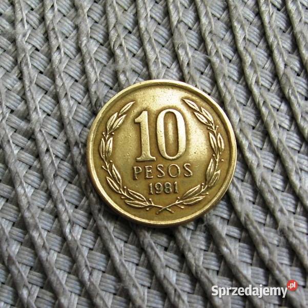 Chile 10 Pesos 1981r Kalisz