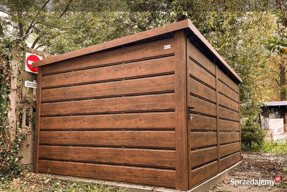 Nowoczesna Wiata Śmietnikowa Panelowa Drewutnia Radom
