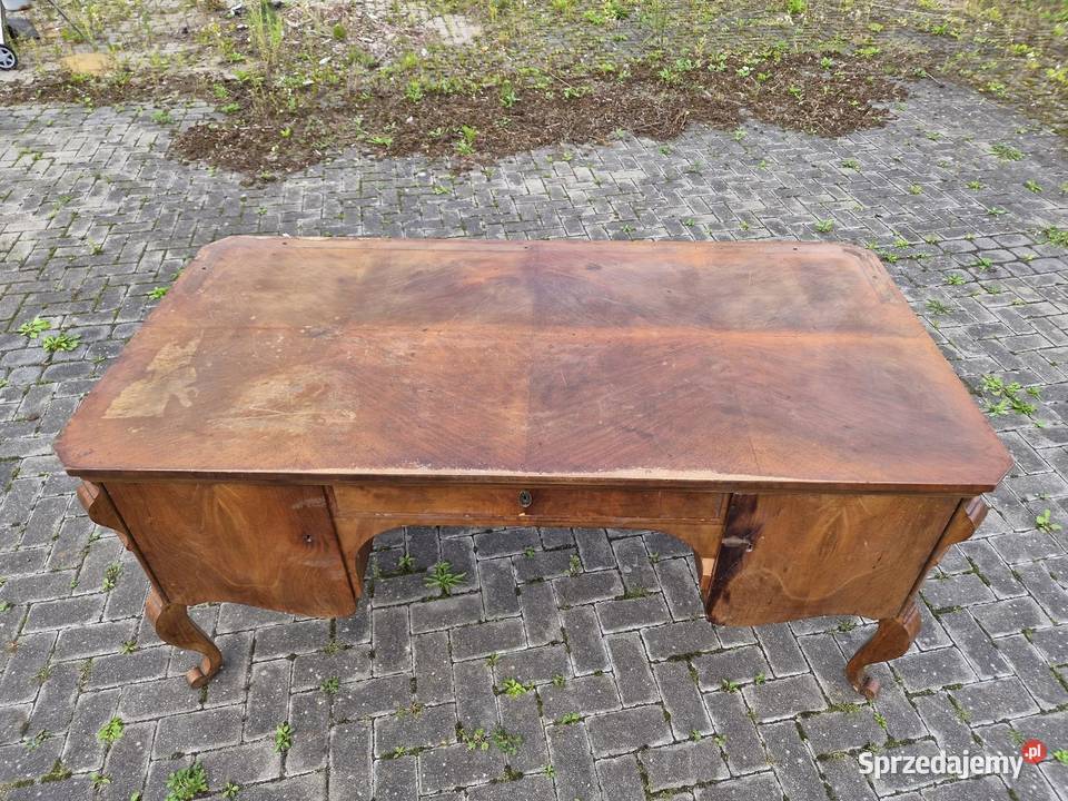 Biurko orzechowe do renowacji zachodniopomorskie Szczecinek