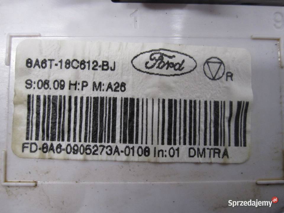 FORD FIESTA VII 09r panel klimatyzacji