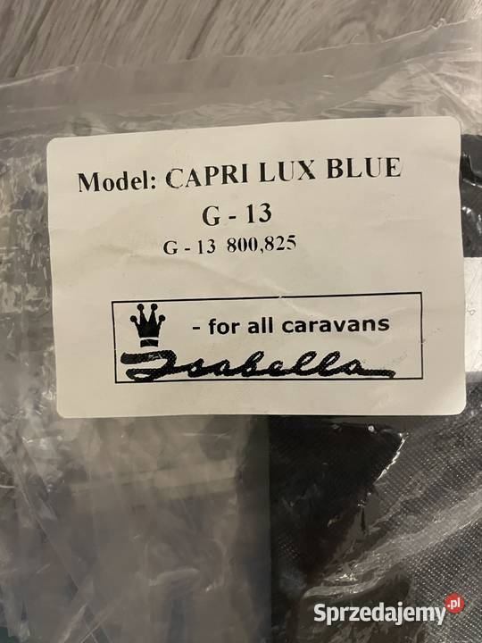 Przedsionek Isabella Capri Lux Blue G13 stan dolnośląskie Brzeg Dolny