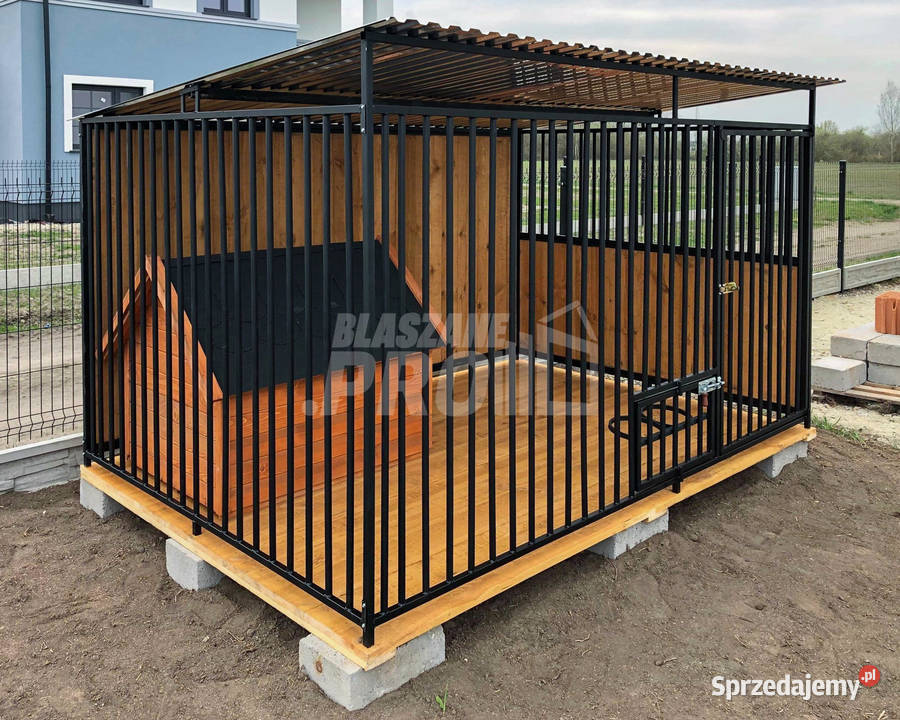 Kojec psów 25x2m Uchwyt na miski ściany Czersk