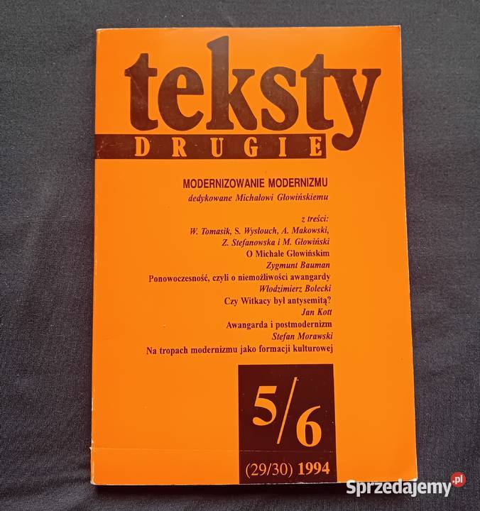Teksty drugie 56 2930 1994 r Dwumiesięcznik PAN Pozostałe Koźminek