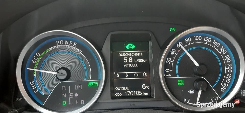 Toyota Auris 2 kombi 18 VVTi Hybryd Strart hybryda Paczków