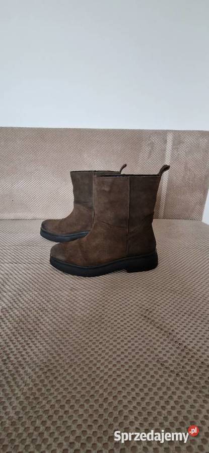 buty trapery zimowe kozaki rom 3839 skóra Kraków