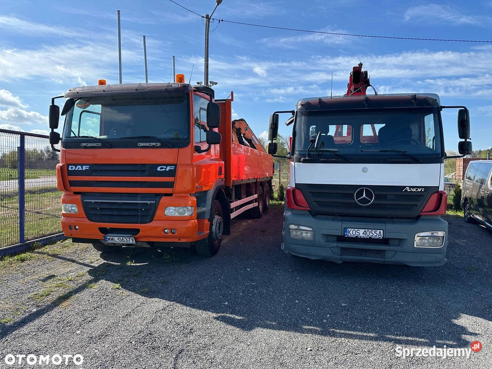 DAF FAS CF85410 HDS Hiab 166ES4 Hiduo Pilot Łomża