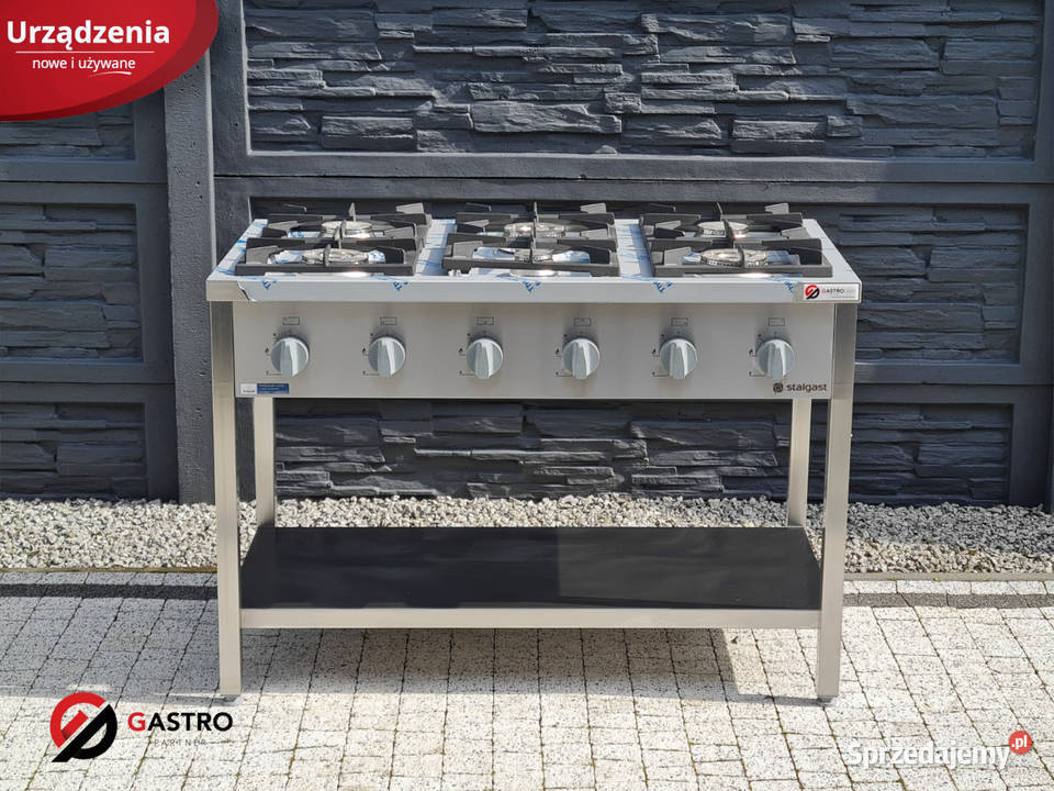 Kuchnia gazowa 6palnikowa nowa 365 kW 120x70x85 Ostrów Wielkopolski