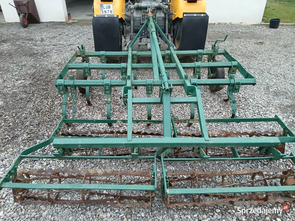 Kultywator unia Grudziądz 21m wałki doprawiające Wojciechów-Kolonia Piąta