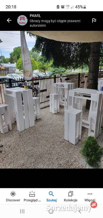 Meble z palet Ławka sofa kanapa Kolory