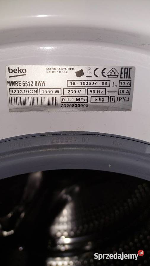 Pralka Beko slim 6 sprzedam