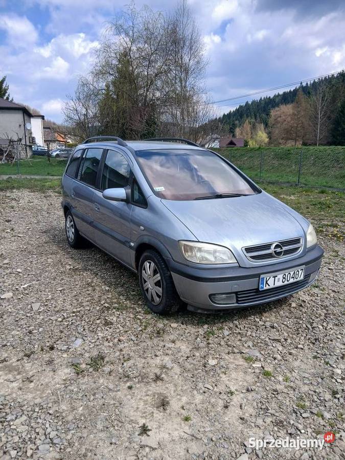 opel zafira 20 Dti 7os hak 03r nieuszkodzony małopolskie Nowy Sącz