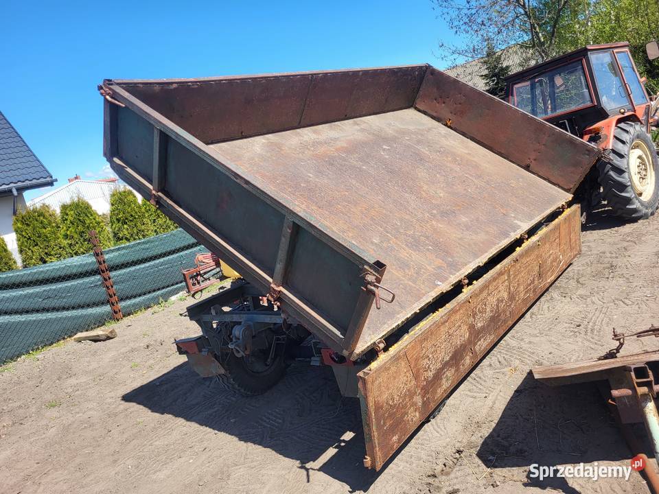 Przyczepa wywrotka kaczka nieuszkodzony mazowieckie Miedniewice