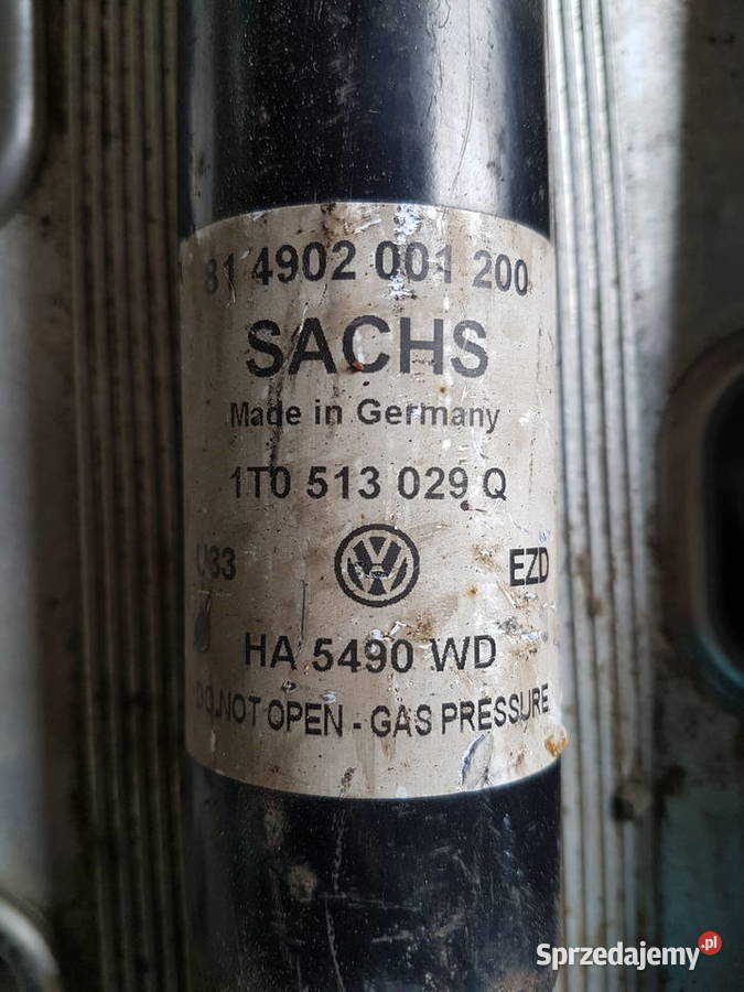 VW TOURAN AMORTYZATOR TYL SACHS 1T0513029Q wielkopolskie Turek