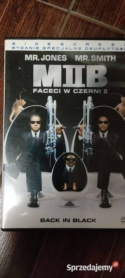Faceci w czerniI 2xDVD MAN IN BLACK Will Smith 2 płyty Gliwice