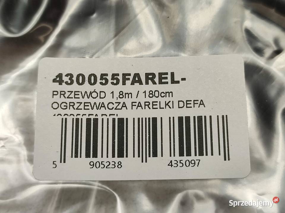 PRZEWÓD OGRZEWACZA FARELKI 18m 180 DEFA
