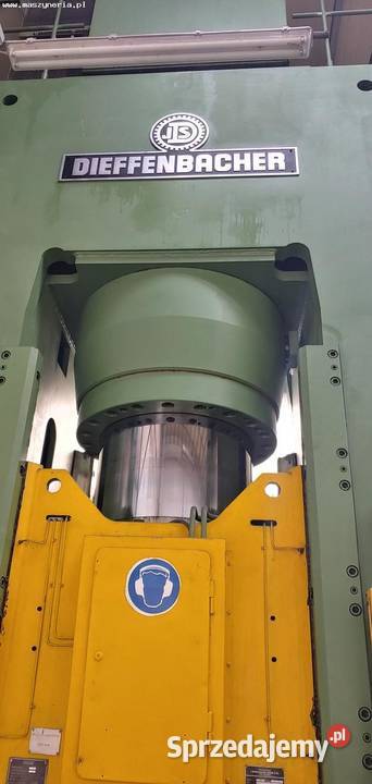 Prasa hydrauliczna DIEFFENBACHER F 1250 A Jelenia Góra