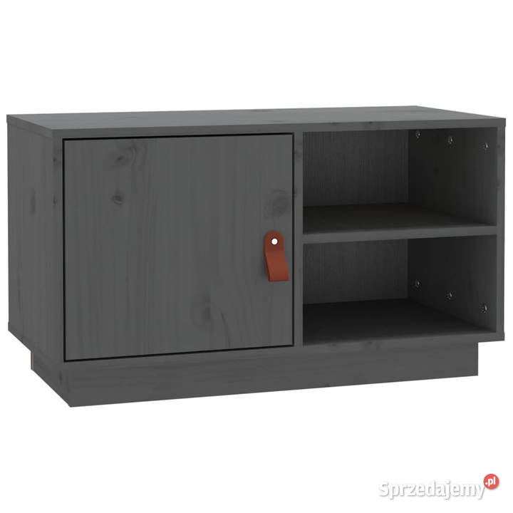 Szafka pod TV szara 70x34x40 lite drewno sosnowe mazowieckie Warszawa sprzedam
