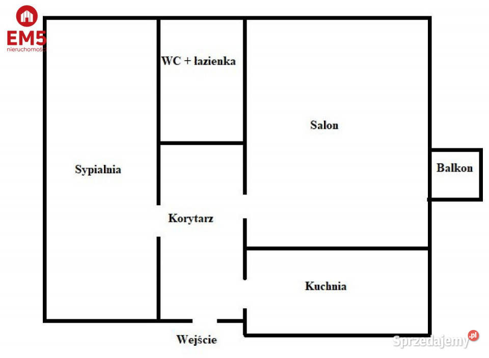 Mieszkanie Suwałki 47 metrów 2pokojowe Piętro 4 podlaskie