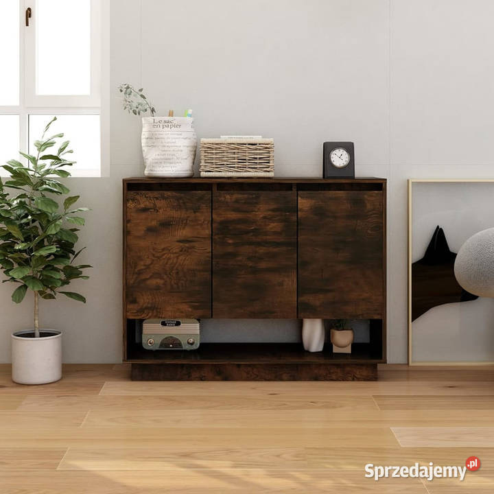 Szafka przydymiony dąb 97x31x75 materiał Warszawa