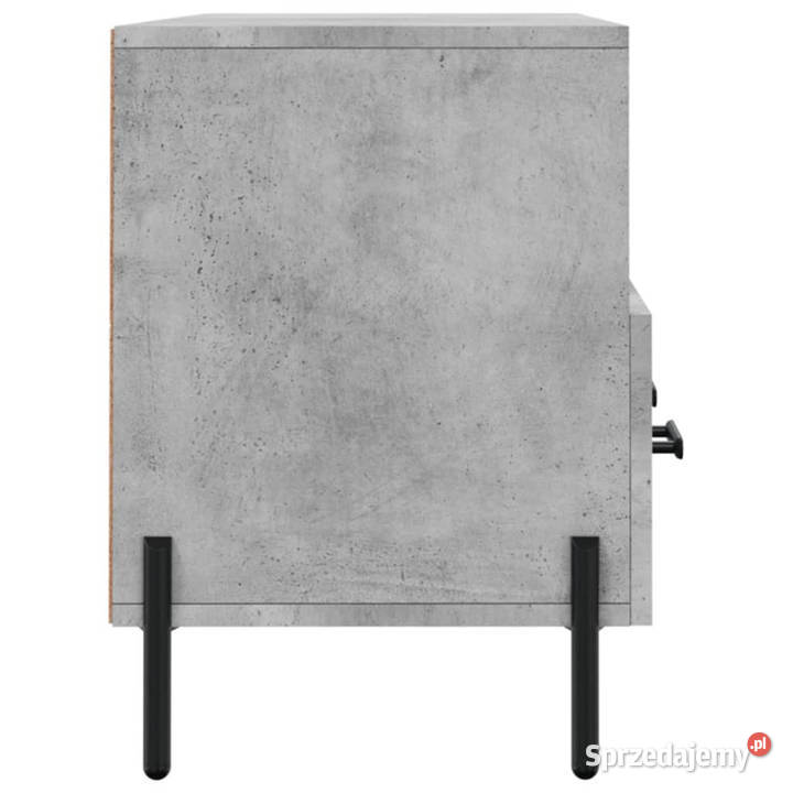 Szafka pod telewizor szarość betonu 102x36x50