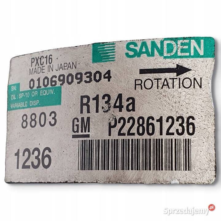 SPRĘŻARKA KLIMATYZACJI Opel Insignia 20 CDTI