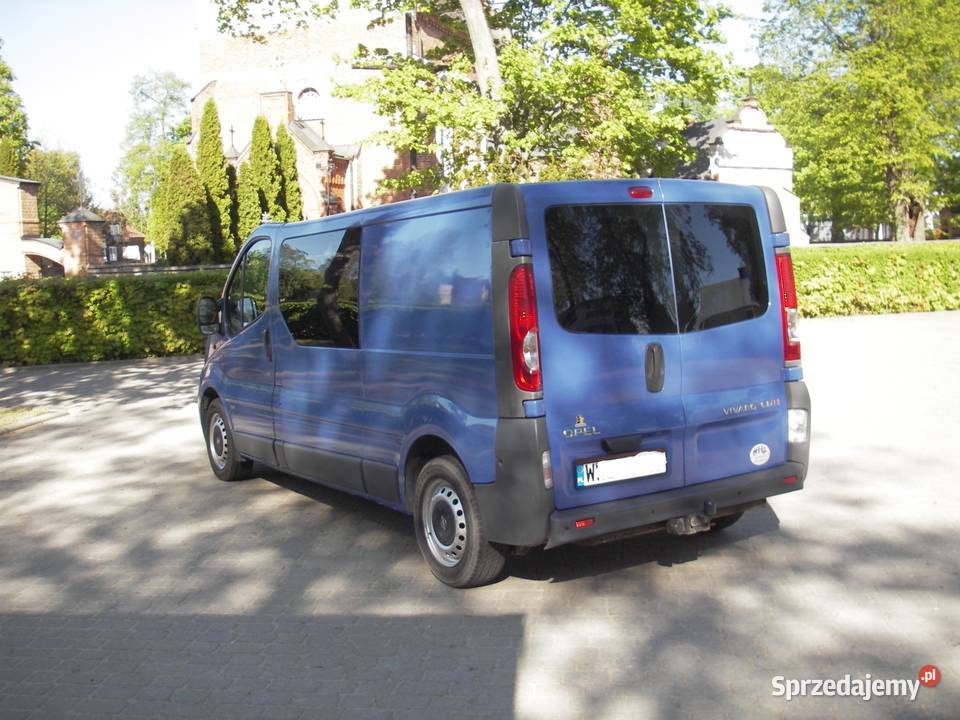 Opel Vivaro Trafic 20 cdti115 09 RLONG 6cio os welurowa tapicerka