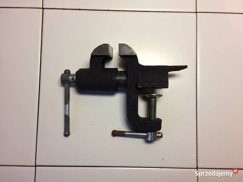 Imadełko imadło stołowe małe PRL Warszawa