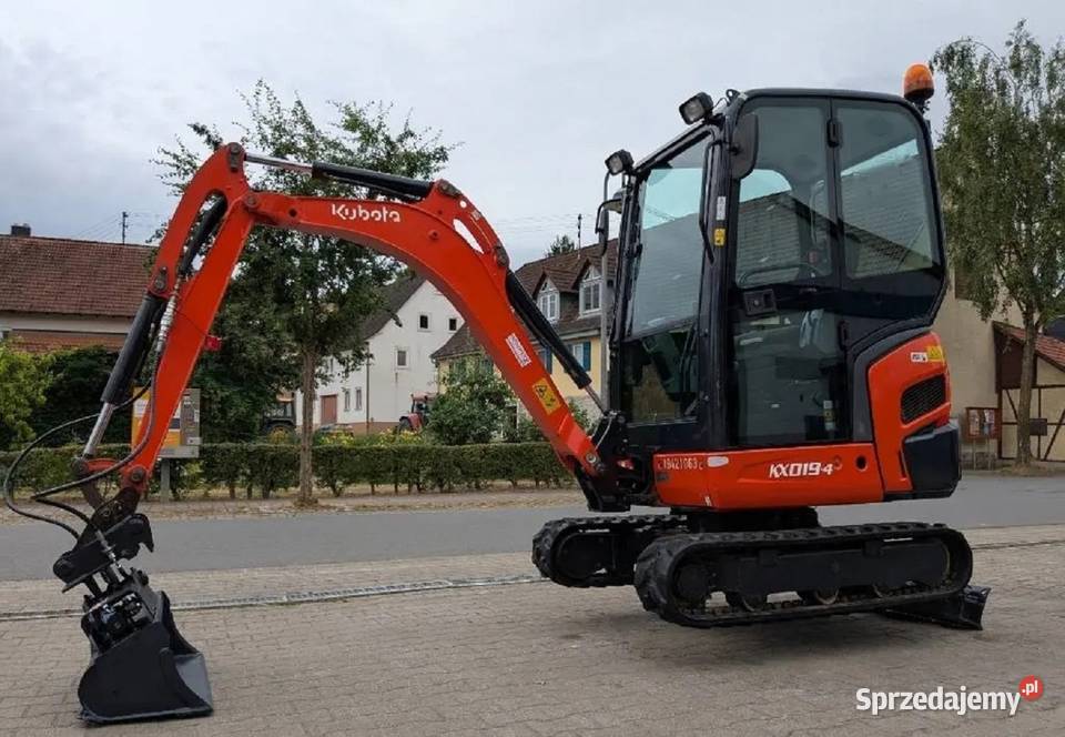 Kompaktowy minikoparka 3 łyżki Kubota KX0194 Wrocławice